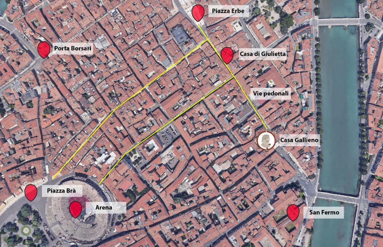 Casa Gallieno nel cuore di Verona Esterno foto